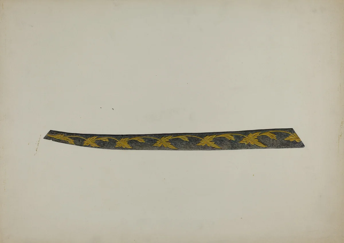 Ship's Trailboard by Sadie Berman, index of american design, 1939