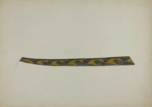 Ship's Trailboard by Sadie Berman, index of american design, 1939