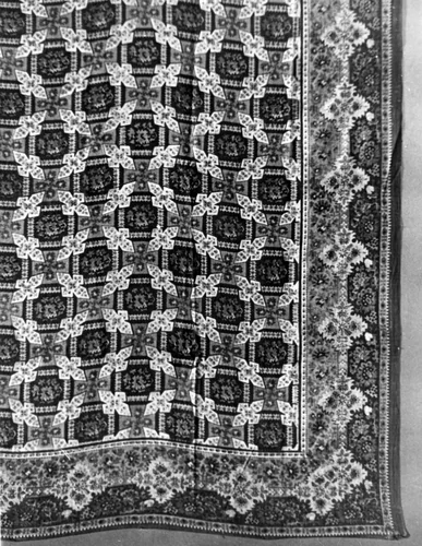 Handkerchief by France, Alsace, textile, 1820-1840