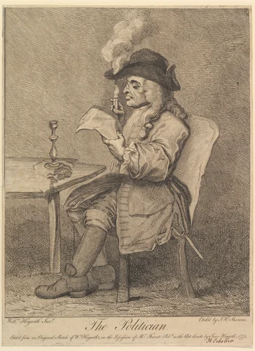 The Politician by John Keyse Sherwin, print, 1775