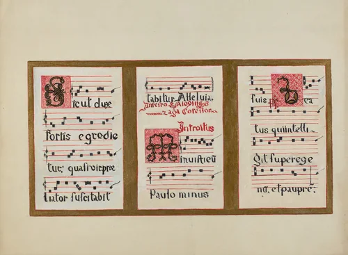 Mission Chant by Ann Gene Buckley, index of american design, 1936