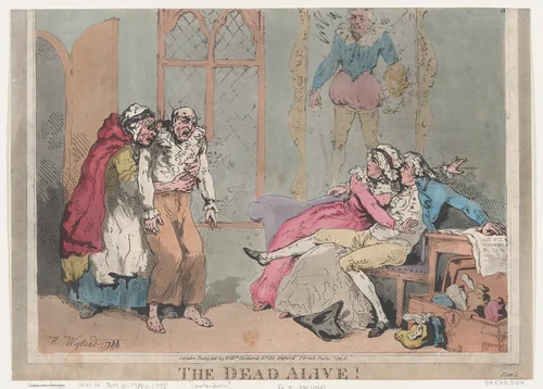 The Dead Alive! by Thomas Rowlandson, print, 1795