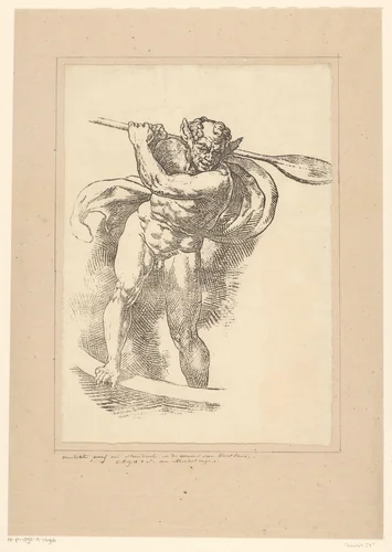 Duivelsfiguur by David Pièrre Giottino Humbert de Superville, print, 1821