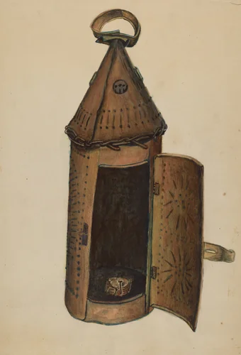 Lantern by Albert Eyth, index of american design, 1937