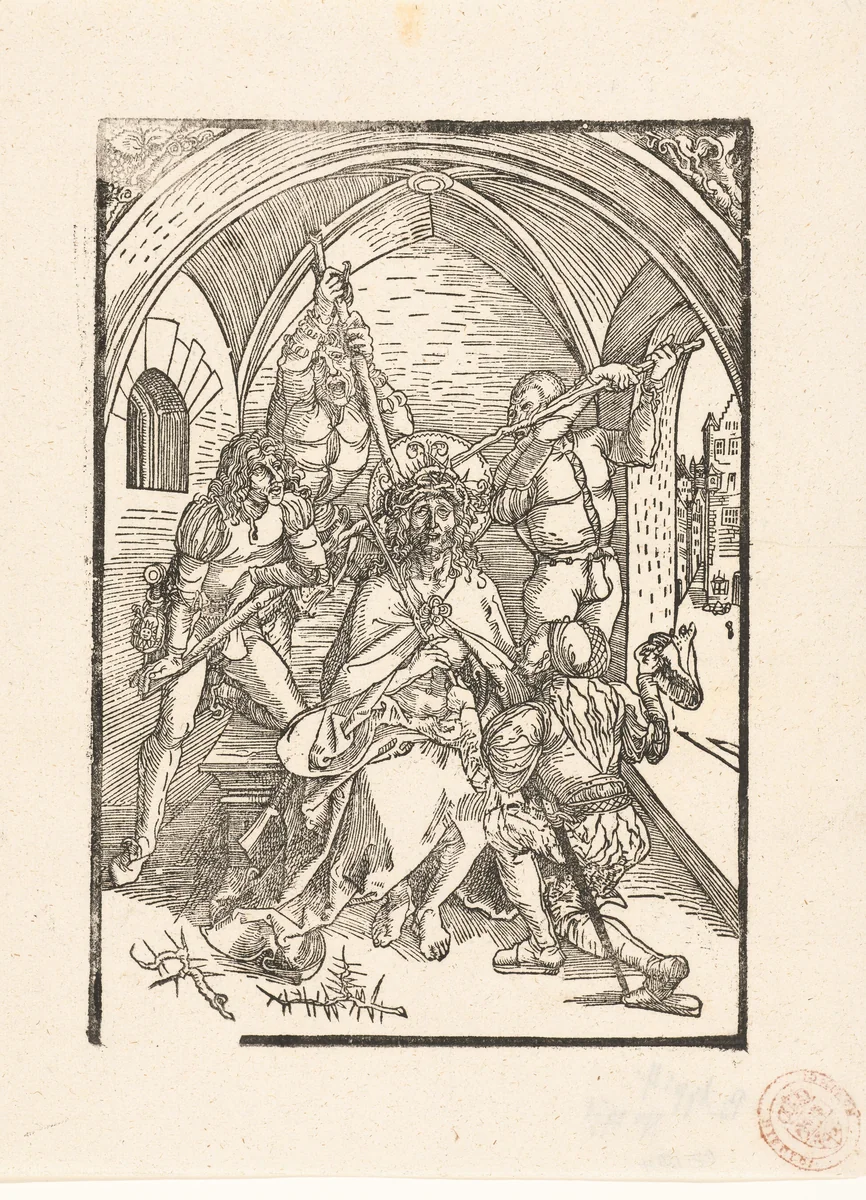 Doornenkroning by Unknown, print, 1498-1502