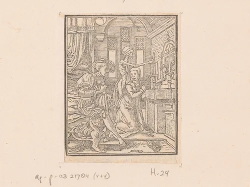 Non met de Dood by anonymous, print, 1547