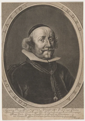 Wolfgang-Wilhelm, Count of Pfalz-Neuburg and Duke of Julich-Berg by Theodor Matham, Johann Spillberg, print, 1605-1676