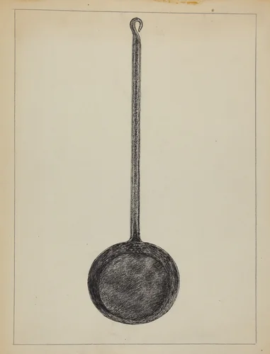 Skillet by Rollington Campbell, index of american design, 1935