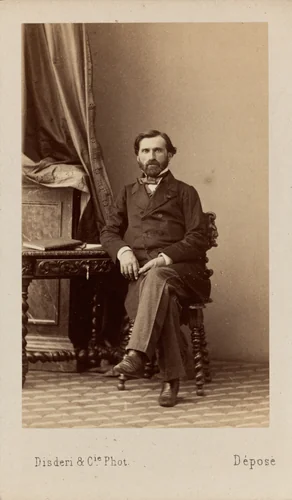 Giuseppe Verdi by André Adolphe-Eugène Disdéri, photograph, 1860-1869