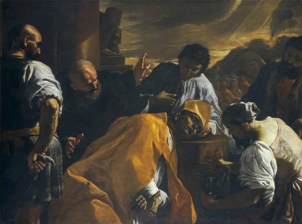 The Martyrdom of Saint Gennaro by Mattia Preti, painting, 1685