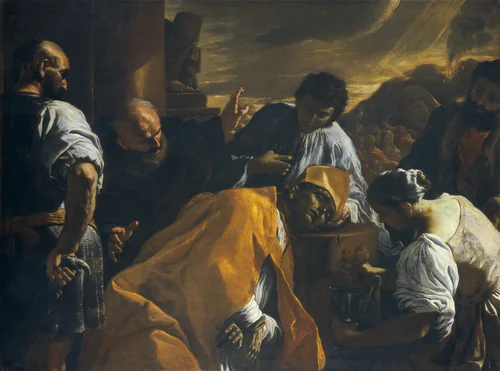 The Martyrdom of Saint Gennaro by Mattia Preti, painting, 1685