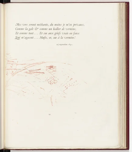 Tailpiece (page 99) from Parallèlement (In Parallel) by Pierre Bonnard, illustrated book, 1900