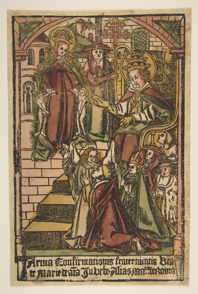 Santa Maria dell'Anima by anonymous, print, 1400-1499