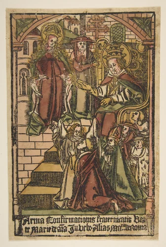 Santa Maria dell'Anima by anonymous, print, 1400-1499