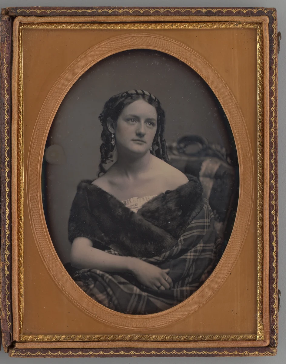 Untitled (Portrait of a Woman) by Unknown maker, other, 1857
