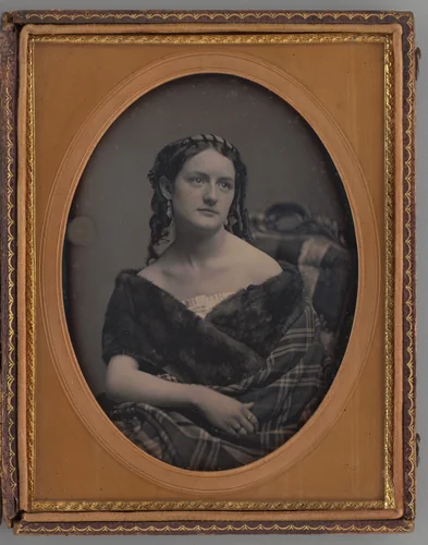 Untitled (Portrait of a Woman) by Unknown maker, other, 1857