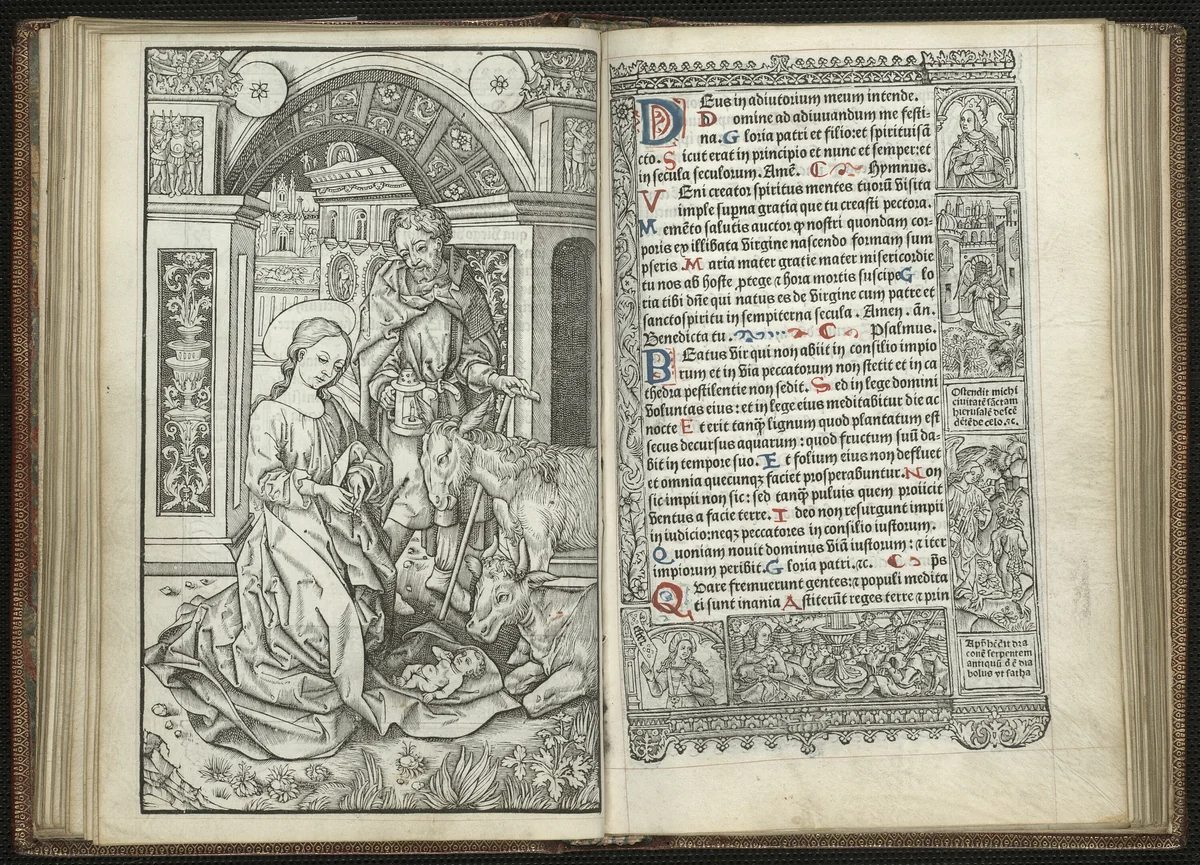 Book of Hours, Use of Paris by Simon Vostre, book, 1508