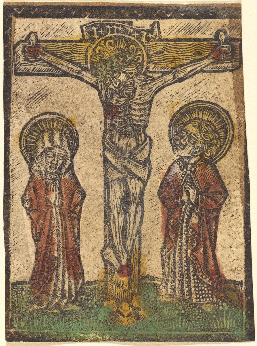 Christ on the Cross by German 15th Century, print, 1470-1480