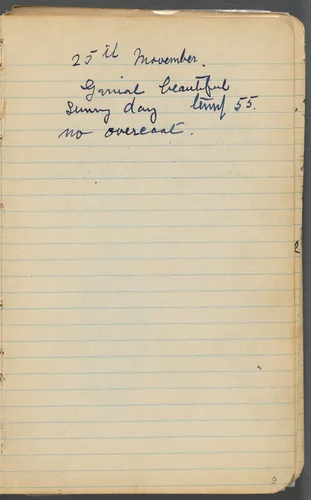 Sketchbook, page 009: Notes by Maurice Prendergast, book, 1905-1910