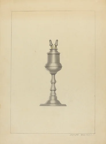 Lamp by Joseph Wolins, index of american design, 1936