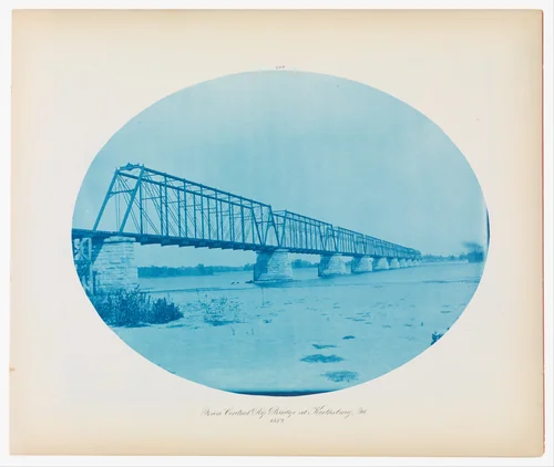 No. 204. Iowa Central Railway Bridge at Keithsburg, Illinois by Henry P. Bosse, photograph, 1889