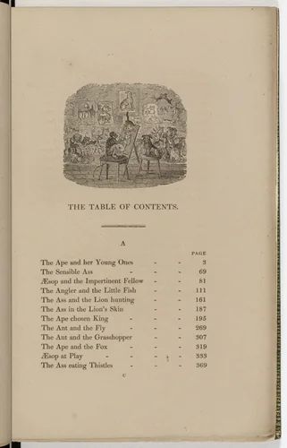 Headpiece (page xvii) from The Fables of Aesop by Thomas Bewick, illustrated book, 1818