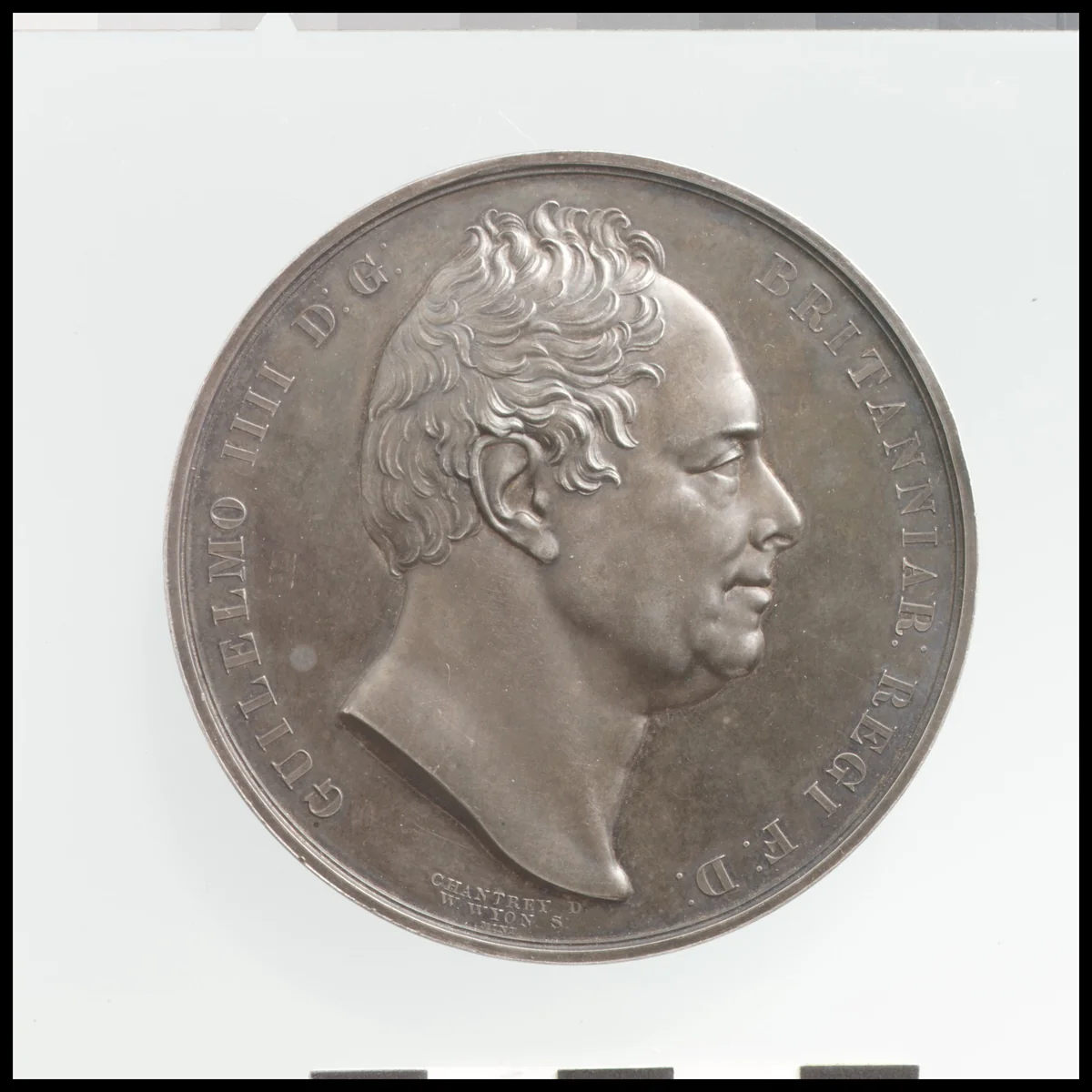 William IV by William Wyon, metalwork, 1830
