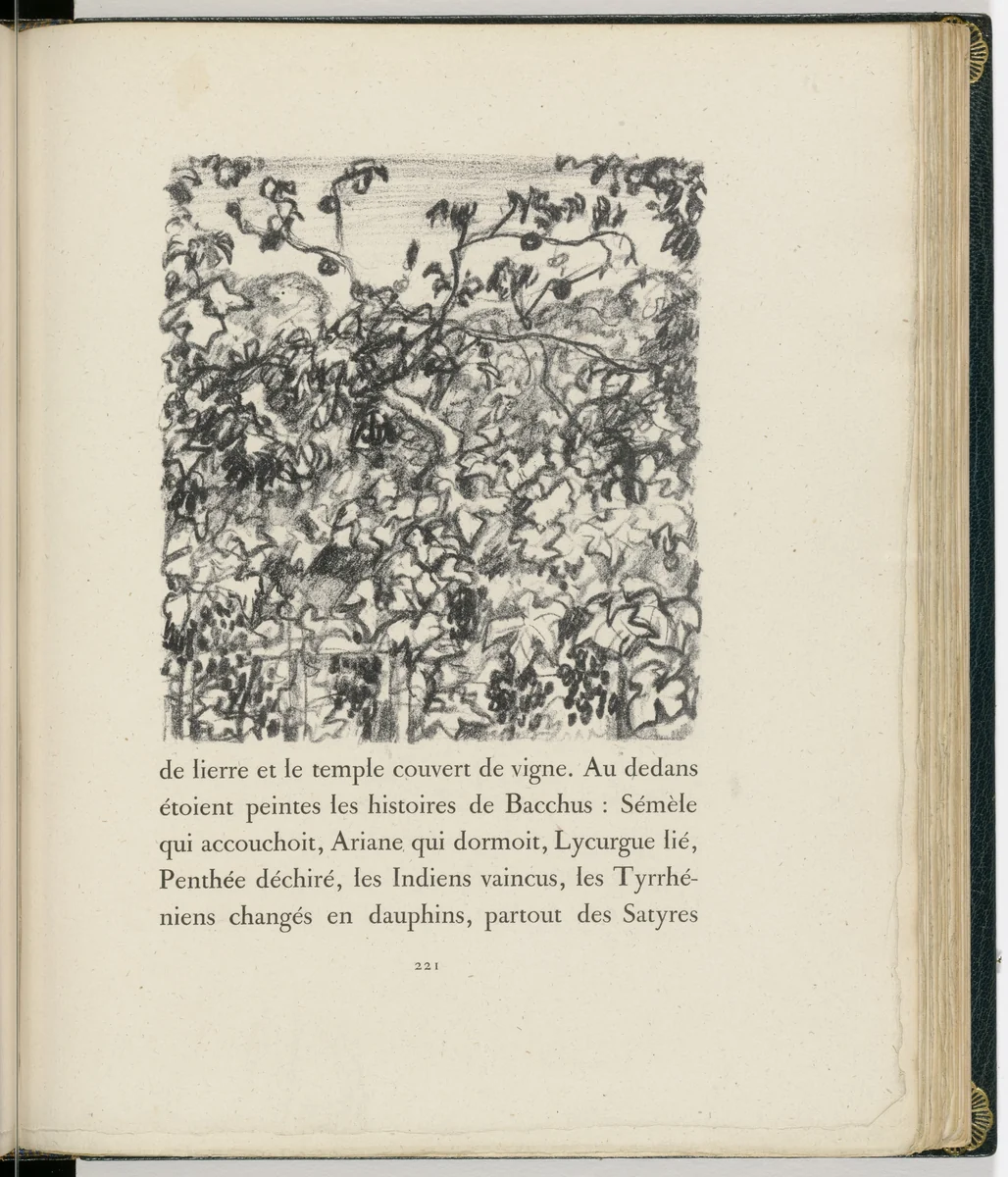 In-text plate (page 221) from Daphnis et Chloé by Pierre Bonnard, illustrated book, 1902