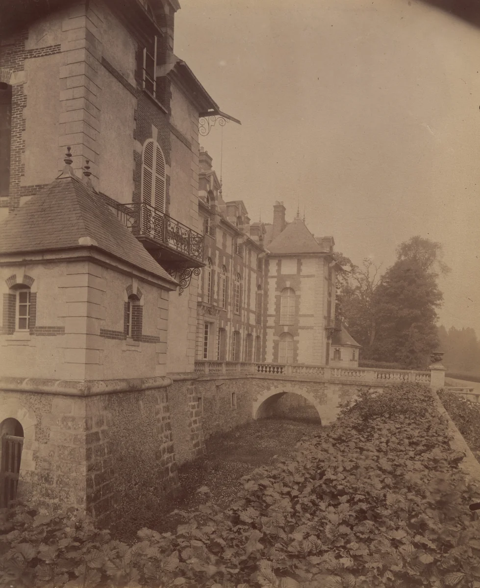 Boissy-Saint-Léger. Château de Gros Bois by Eugène Atget, photograph, 1910