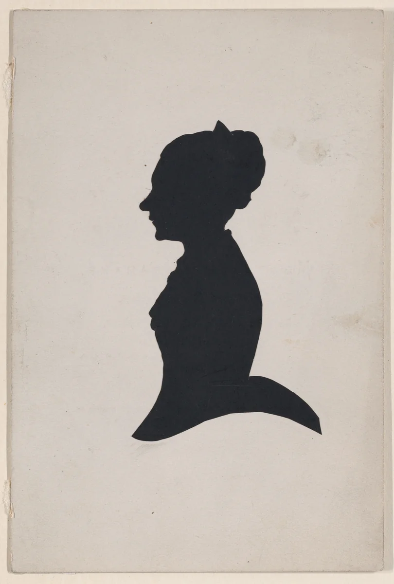 Silhouette of Miss Donath by Montague Abrahams, other, 1877
