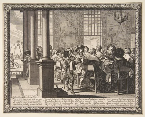 The Banquet for the Return of the Prodigal Son by Abraham Bosse, print, 1631-1641