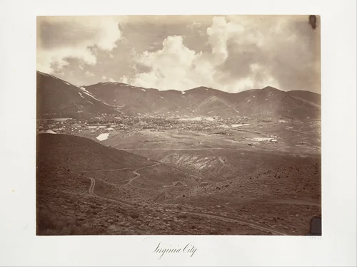 Virginia City by Carleton E. Watkins, photograph, 1875