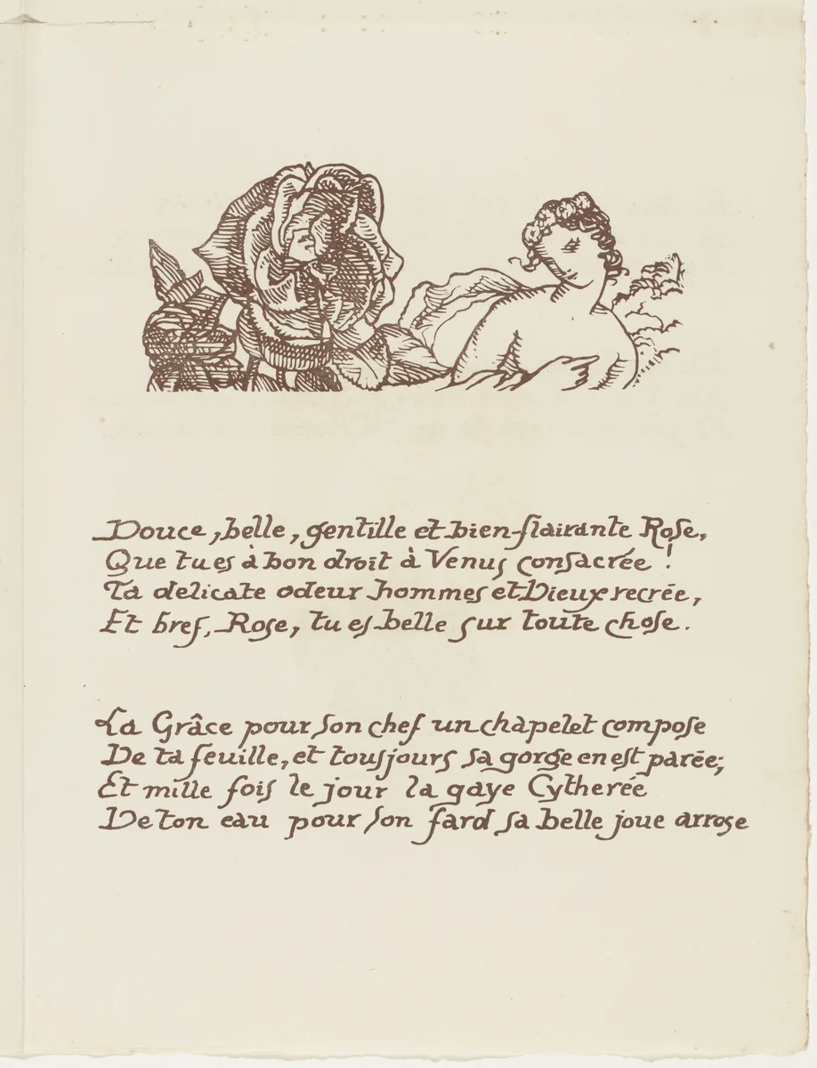 Headpiece (folio 82) from Les Amours (The Loves) by Émile Bernard, illustrated book, 1915