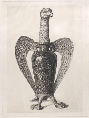 Antique Porphyry Vase by Jules Ferdinand Jacquemart, print, 1864