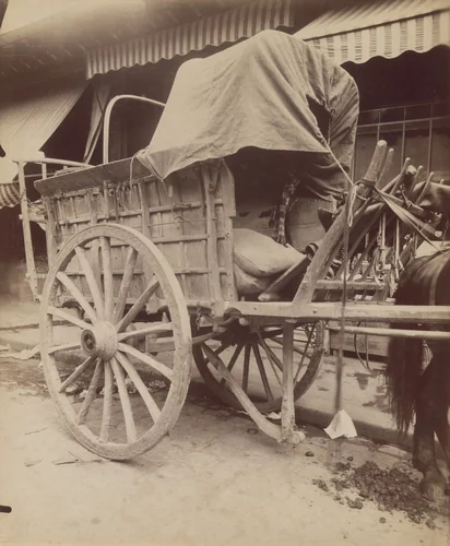 Voiture Maraîcher by Eugène Atget, photograph, 1910