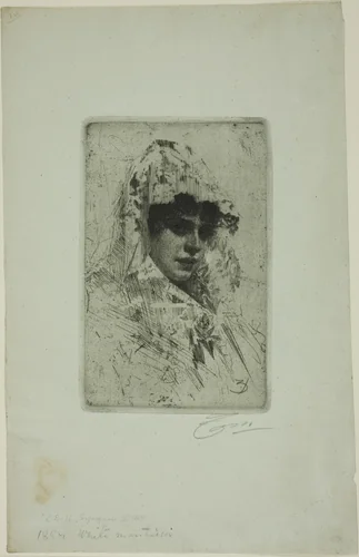 Spanish Woman by Anders Zorn, print, 1884