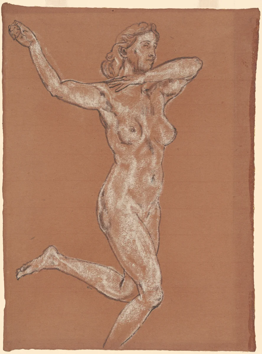 The Quest by Arthur B. Davies, drawing, 1917-1928