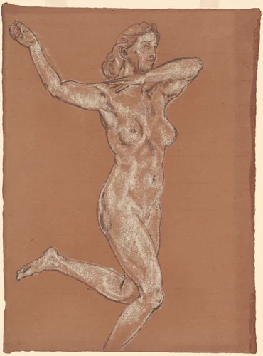 The Quest by Arthur B. Davies, drawing, 1917-1928