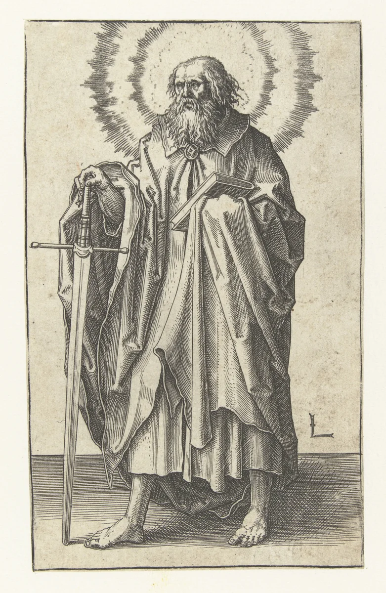 De apostel Paulus by Unknown, print, 1508-1512