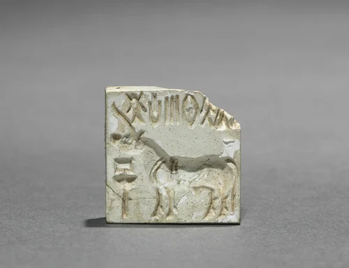 Seal with Unicorn and Inscription by Unknown, metalwork, -2010--1990