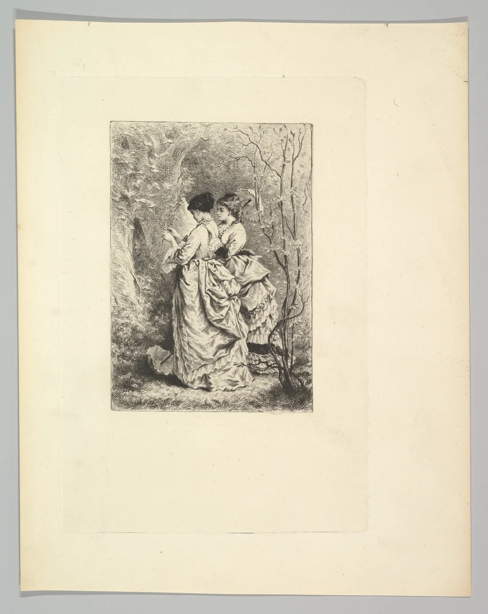 Spring (Le Printemps) by Edmond Hédouin, print, 1873-1874