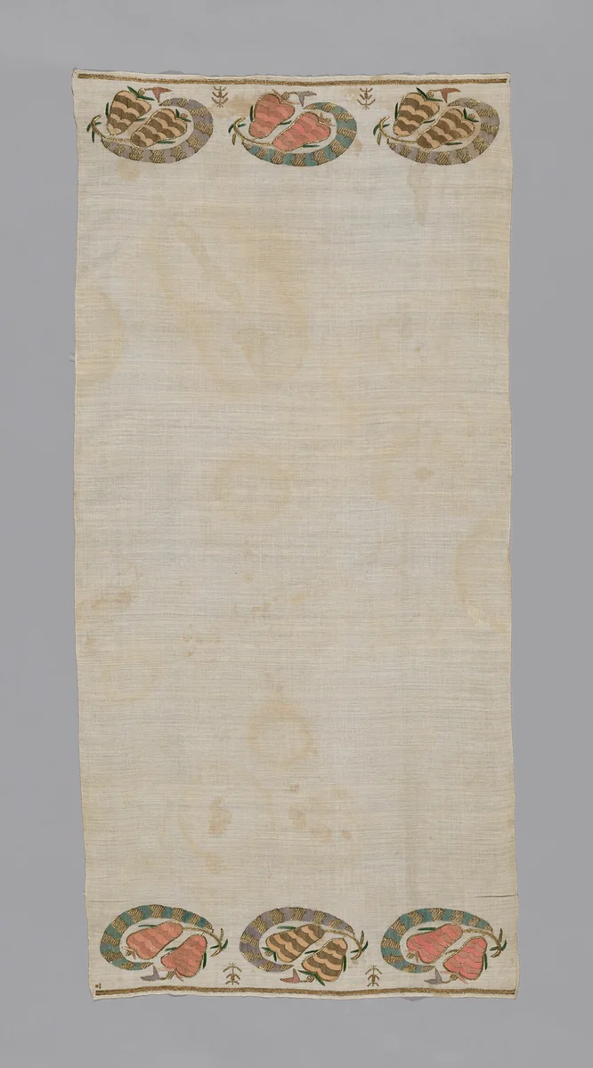 Towel by Turkey, textile, 1775-1800