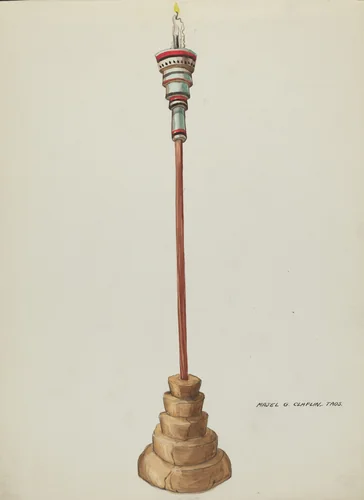 Holy Water Font by Majel G. Claflin, index of american design, 1935-1942