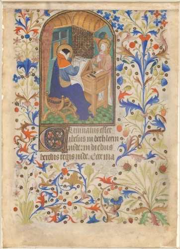 Saint Matthew by French 15th Century, drawing, 1425-1435