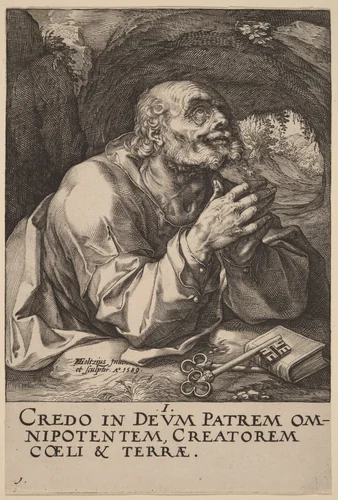 Saint Peter by Hendrick Goltzius, print, 1589