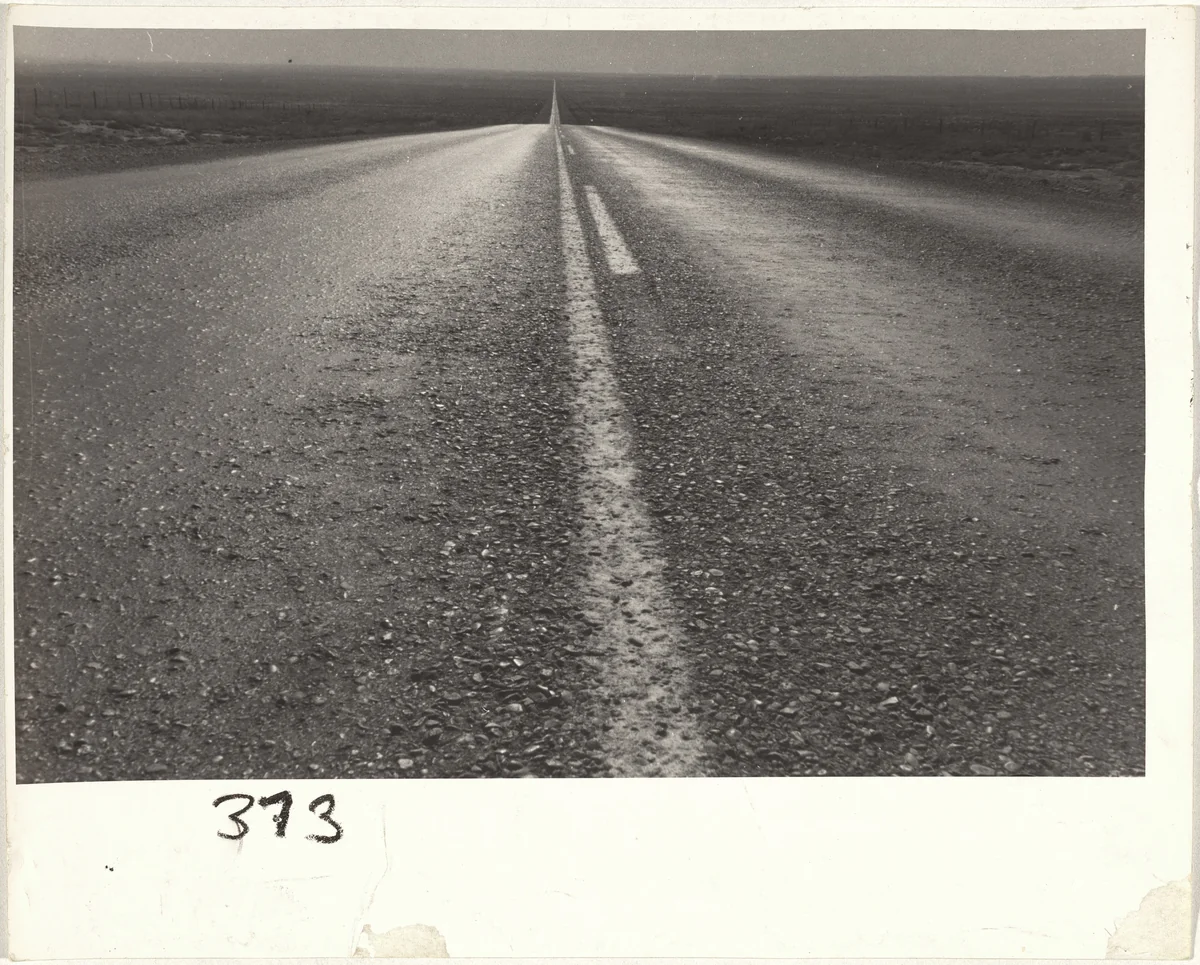 U.S. 285, New Mexico by Robert Frank, photograph, 1955