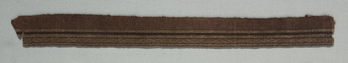 Fragment of a Band (1 of 2) by Unknown, textile, 1080-1099