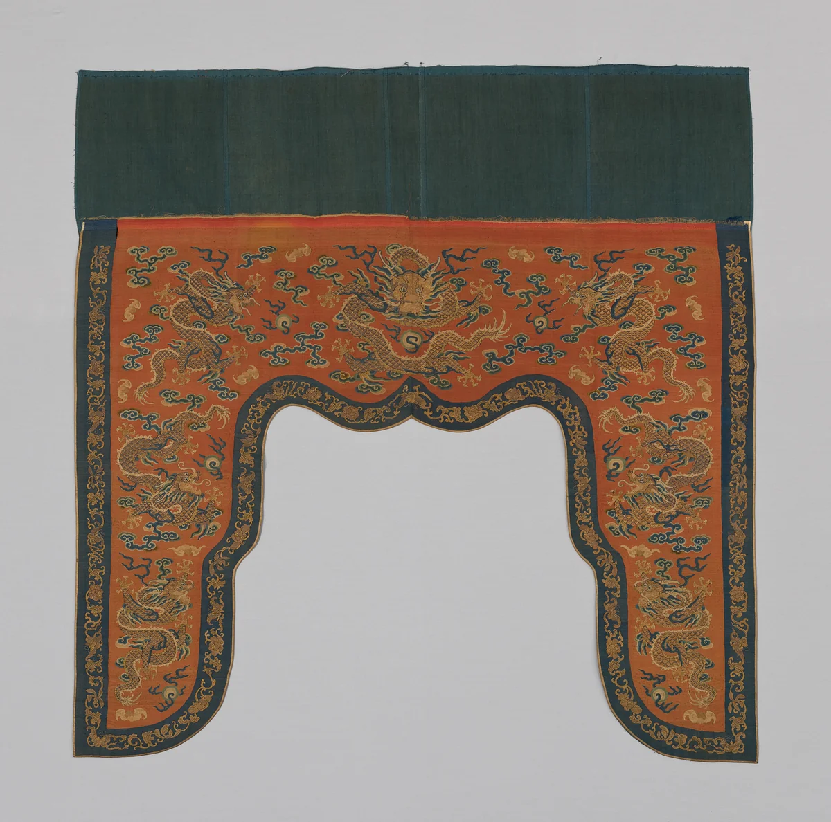 Shrine Surround by China, textile, 1800-1850