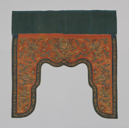Shrine Surround by China, textile, 1800-1850