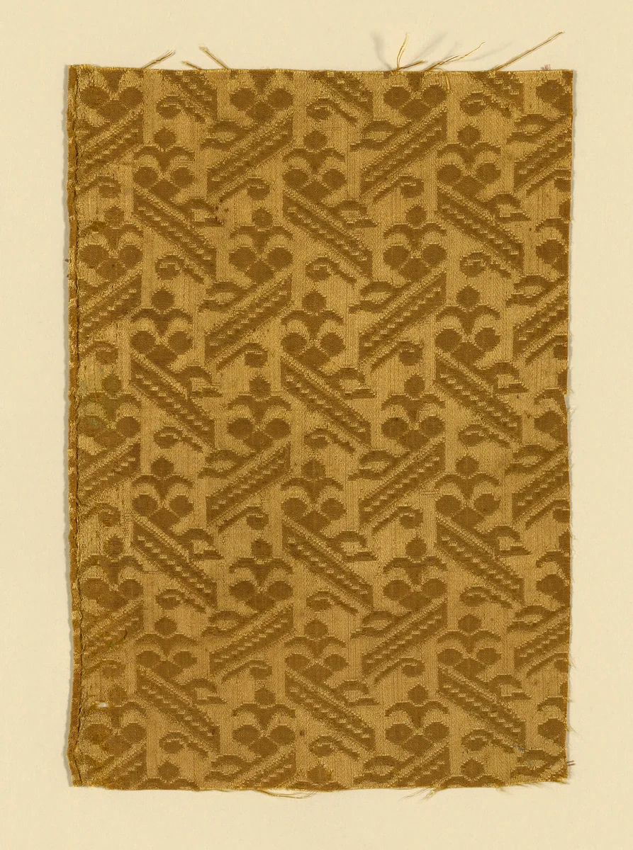 Fragment by Italy, textile, 1601-1700